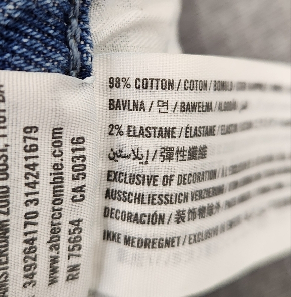 Hollister Light Wash Distressed High Rise Short Shorts Vintage Stretch Size1/25 - Picture 3 of 8